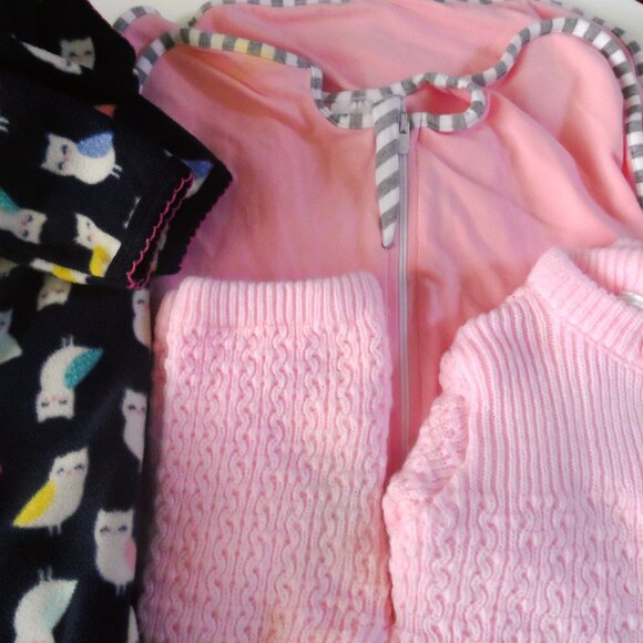 Baby clothes zip up PJs, 7pcs- size n/b-3 - Picture 3 of 16